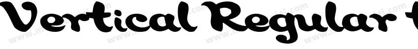 Vertical Regular ttstd字体转换